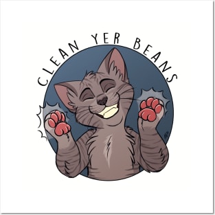 Clean Yer Beans Posters and Art